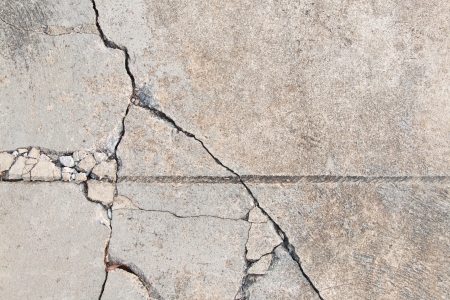 cracks in the road